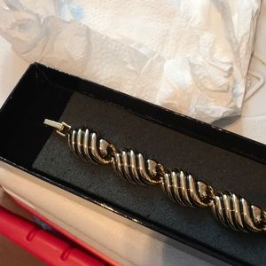 Joan Rivers Black and Gold Bracelet